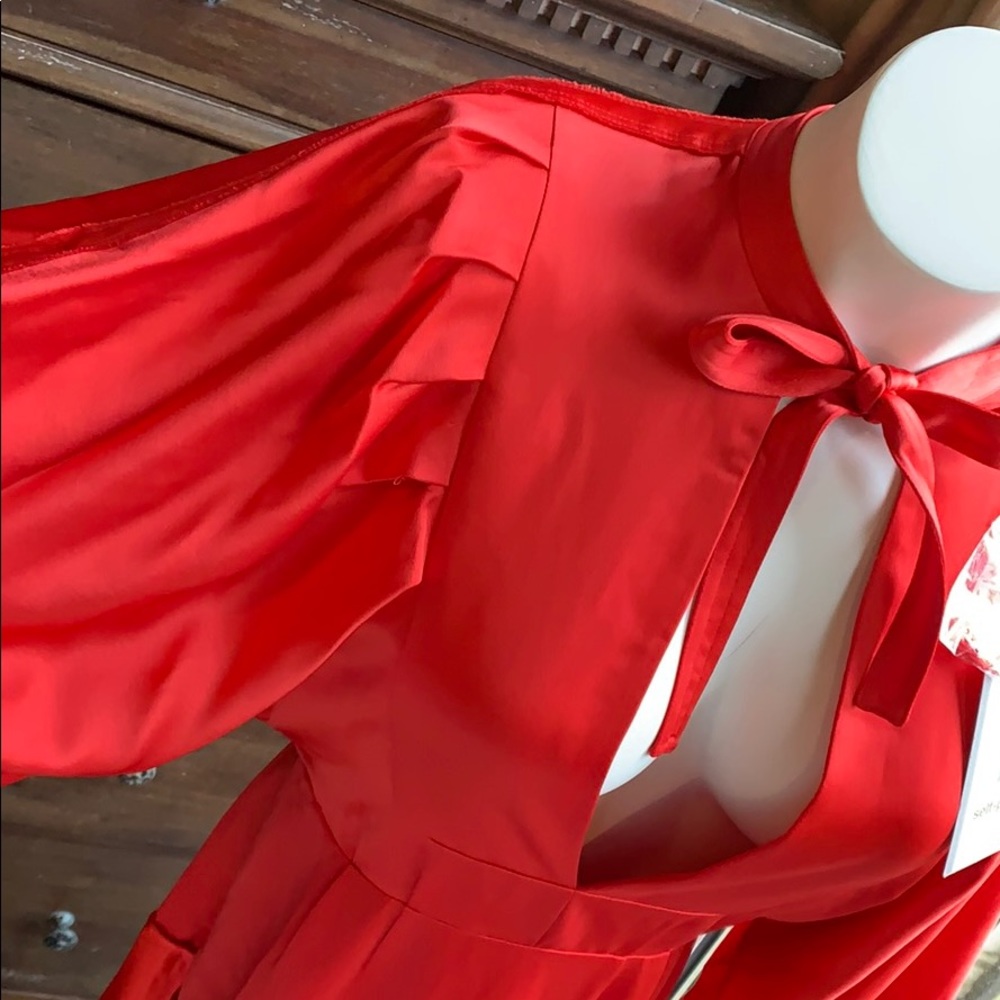 HOST PIC 🌹AMAZING SELF PORTRAIT SATIN MIDI DRESS - Picture 6 of 8